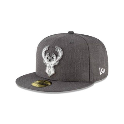 Sapca New Era Milwaukee Bucks NBA Terrycloth 59FIFTY Fitted - Gri